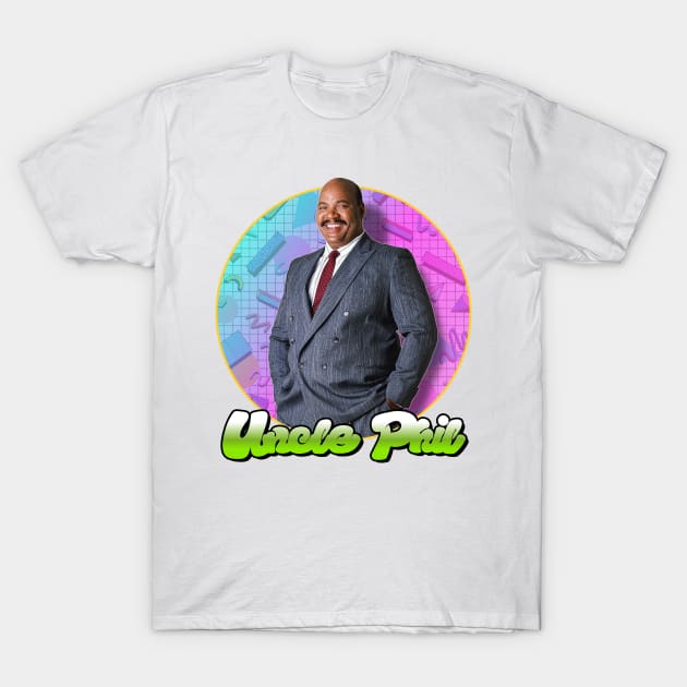 Uncle Phil // Fresh Prince 90s Fan Design T-Shirt by darklordpug